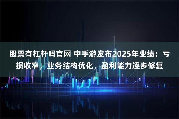 股票有杠杆吗官网 中手游发布2025年业绩:亏损收窄,业务结构优化,盈利能力逐步修复